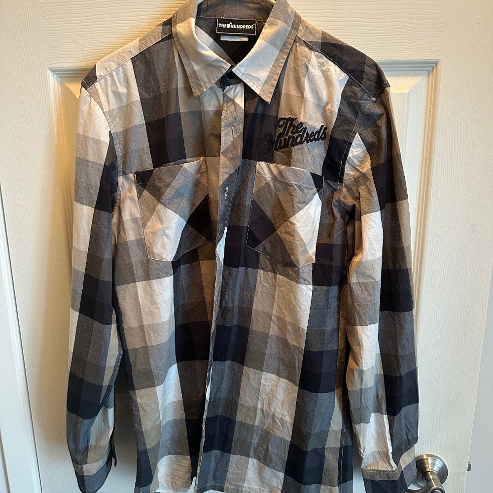 The Hundreds long sleeve button-up - L